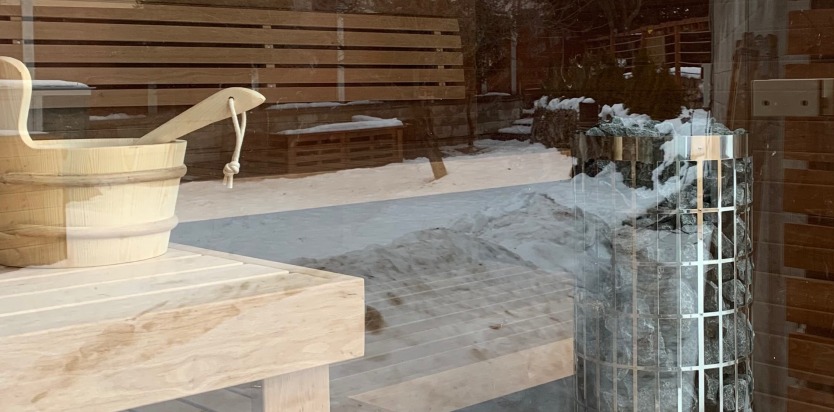 Exteriérová fínska sauna 13