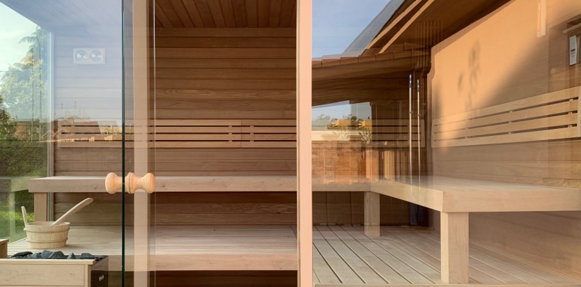 Exteriérová fínska sauna