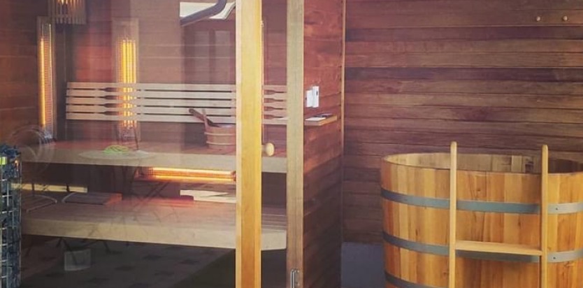 Exteriérová kombinovaná sauna xx