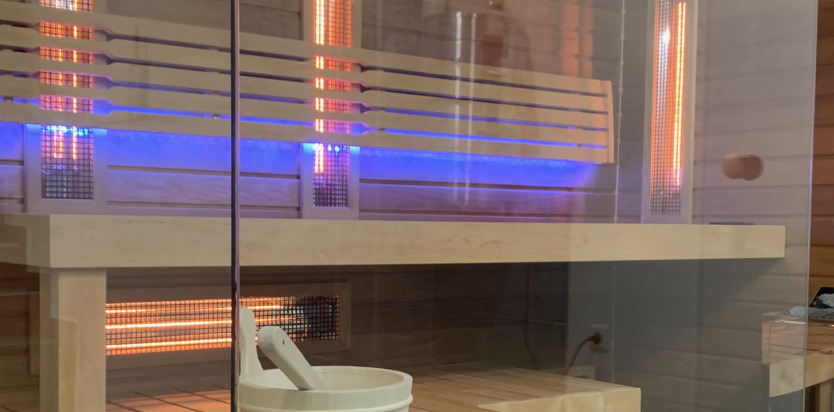 Domáca kombinovaná sauna infra, fínska, bio