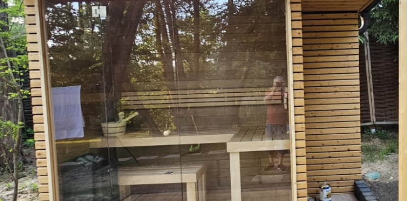 Kombinované sauna exteriérová