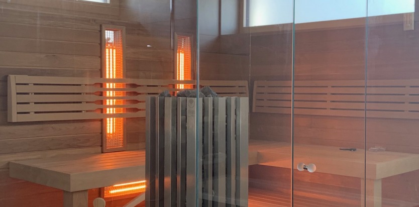 Interiérová kombinovaná sauna X