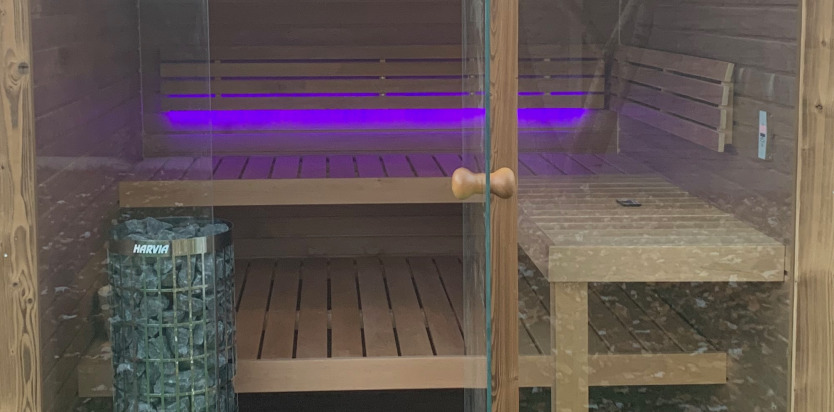 Fínska sauna domáca.