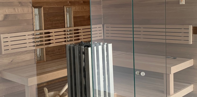 Interiérová kombinovaná sauna
