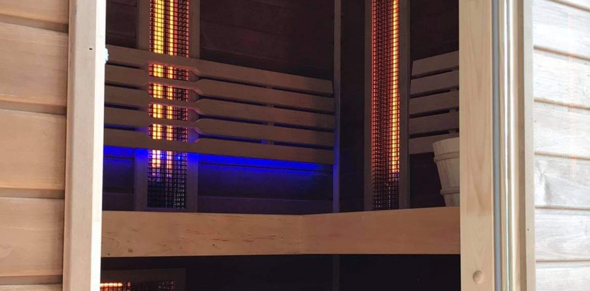 Kombinovaná sauna infra, fínska sauna