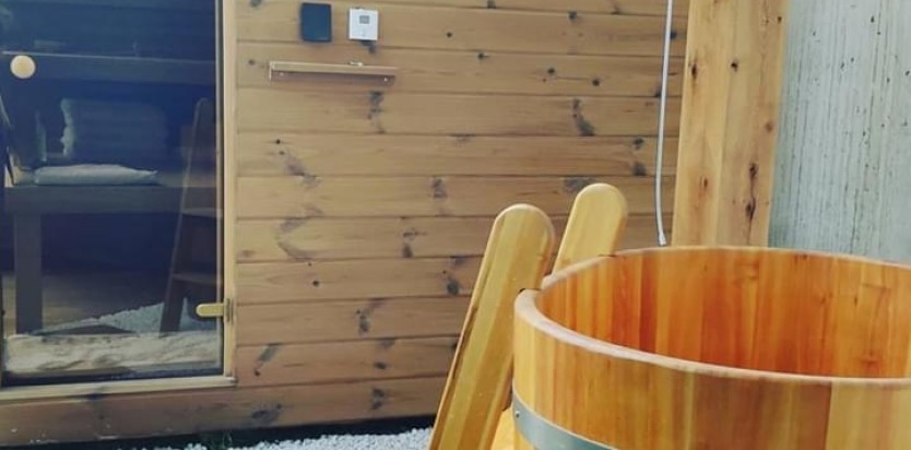 Vonkajšia fínska sauna