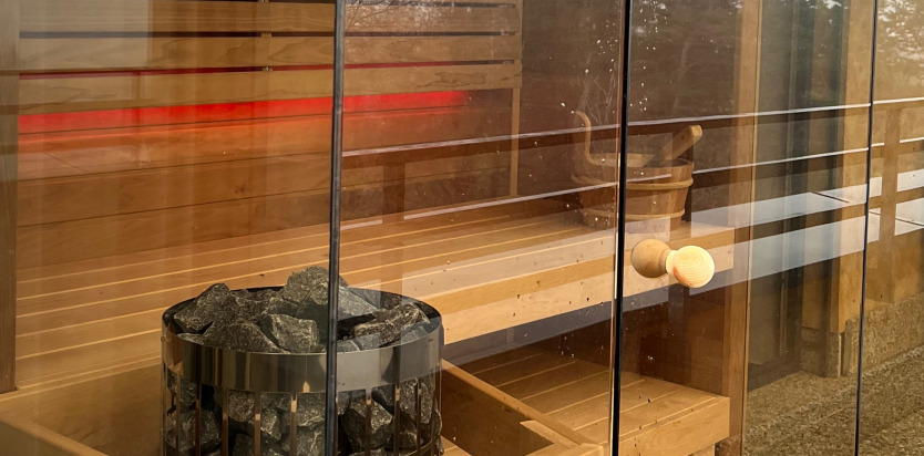 Exteriérová fínska sauna 22